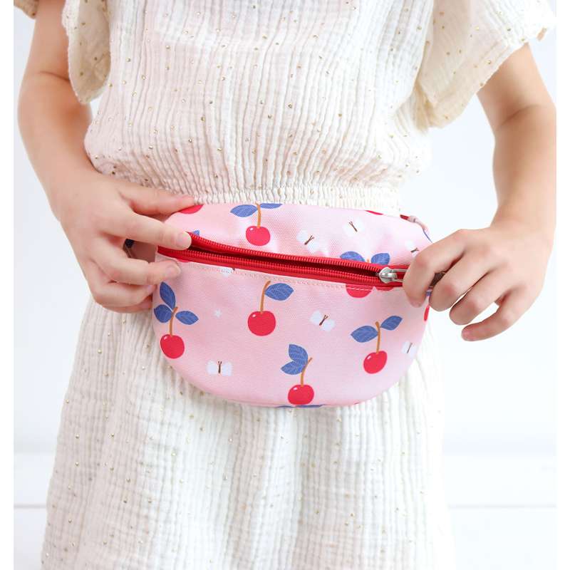 A Little Lovely Company Belt bag - Cherries