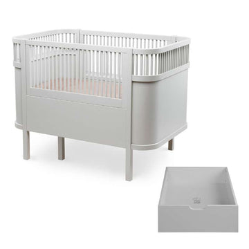 Sebra The Bed - Classic - Baby & Jr. - Stone Grey - Bundle 5