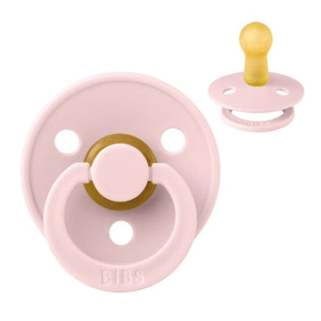 Bibs Round Colour Pacifier - sz. 2 - natural rubber - Blossom