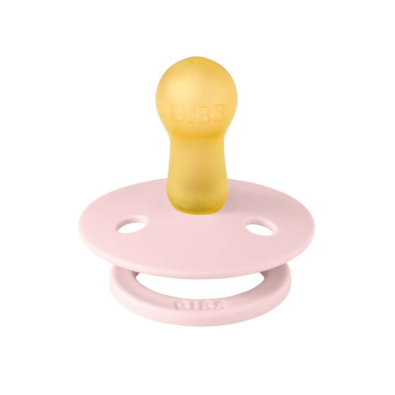 Bibs Round Colour Pacifier - sz. 2 - natural rubber - Blossom