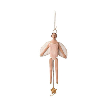 Maileg Homme de sprâlle d'ange avec gloire - Moyen - Rose