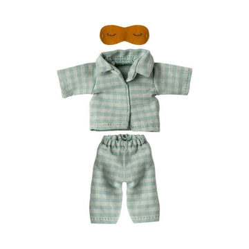 Maileg Pyjama - Far Mus - Mint/Sand