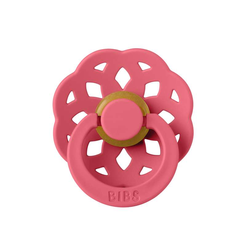 Bibs Boheme Pacifier - sz. 2 - natural rubber - Coral