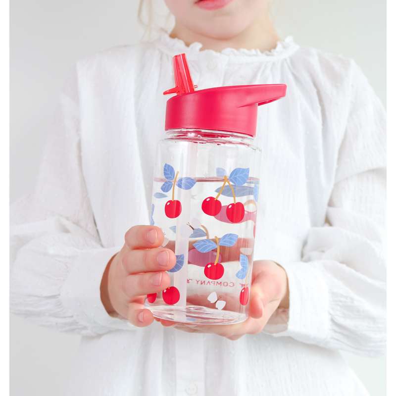 A Little Lovely Company Bouteille d'eau - Cerises