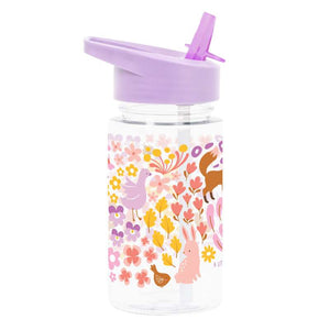 A Little Lovely Company Water Bottle - Flower Garden
