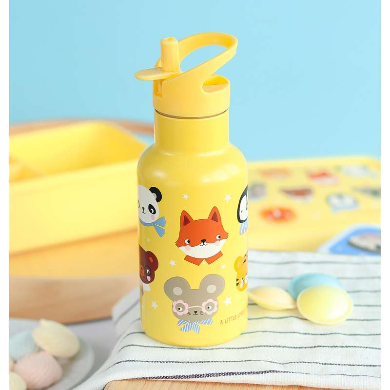A Little Lovely Company Trinkflasche - 350ml - Tierfreunde