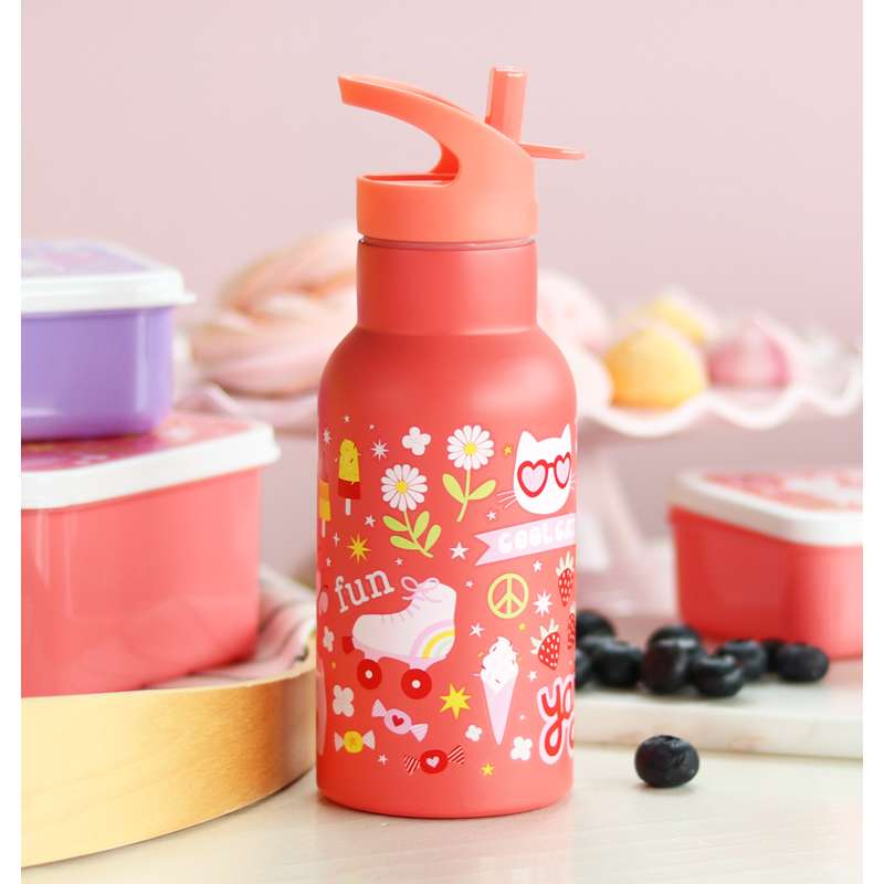 A Little Lovely Company Stáldrinková láhev - 350ml - Zábava