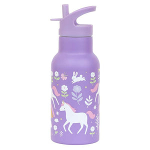 A Little Lovely Company Sticlă de apă - 350ml - Visuri cu unicorni