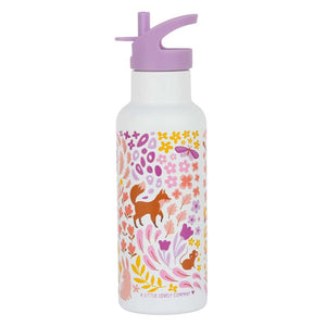 A Little Lovely Company Water bottle - XL - 500ml - Flower Garden