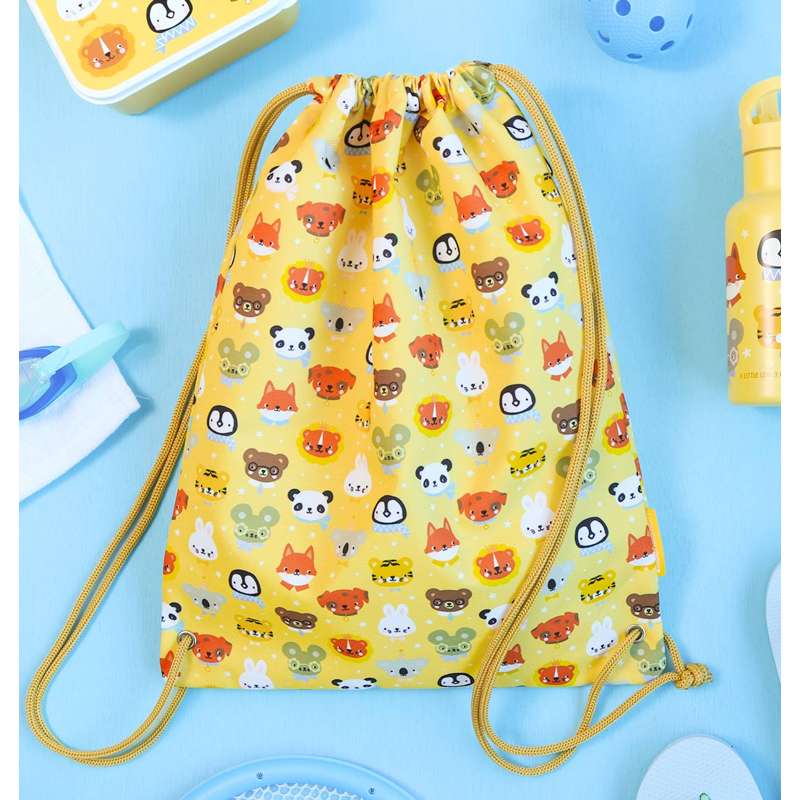A Little Lovely Company Gym bag - Animal Friends