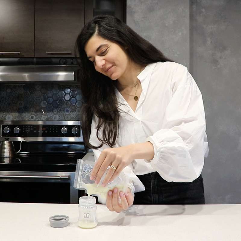 bblüv Pungi pentru lapte matern - pachet de 50