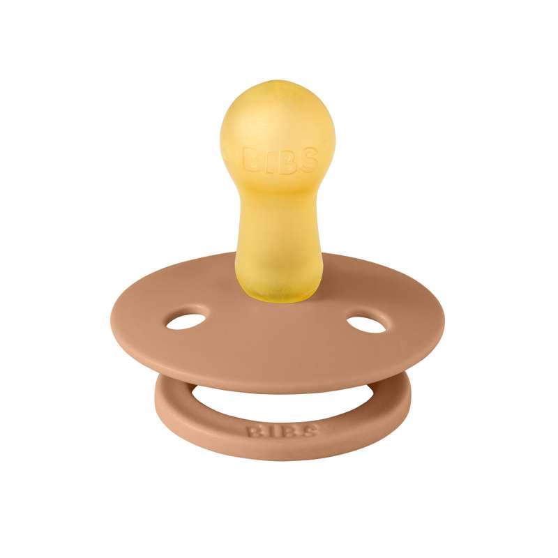 Bibs Round Colour Pacifier - sz. 2 - natural rubber - Jorden