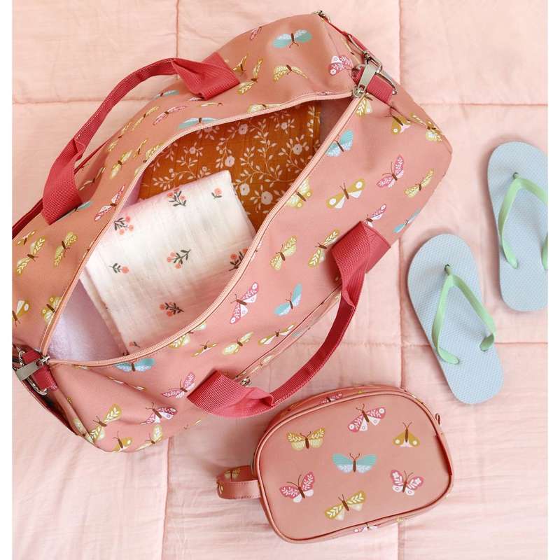 A Little Lovely Company Weekend bag - Butterflies