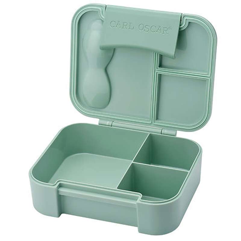 Carl Oscar BentoBOX Lounaslaatikko m. CUTElery - Lapset - Kamel - Mint