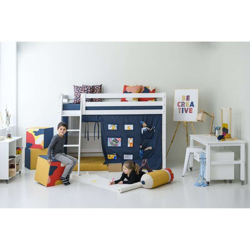 Hoppekids prešívaný poťah na matrac - 12 cm. - Viac veľkostí - Orion Blue