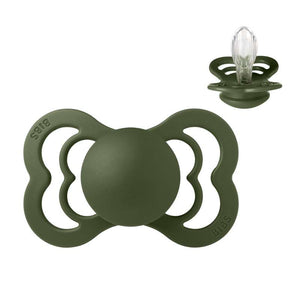 Chupete Bibs Supreme - t. 2 - Silicona - Verde cazador