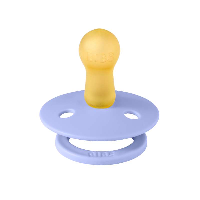 Bibs Round Colour Pacifier - sz. 2 - natural rubber - Hush