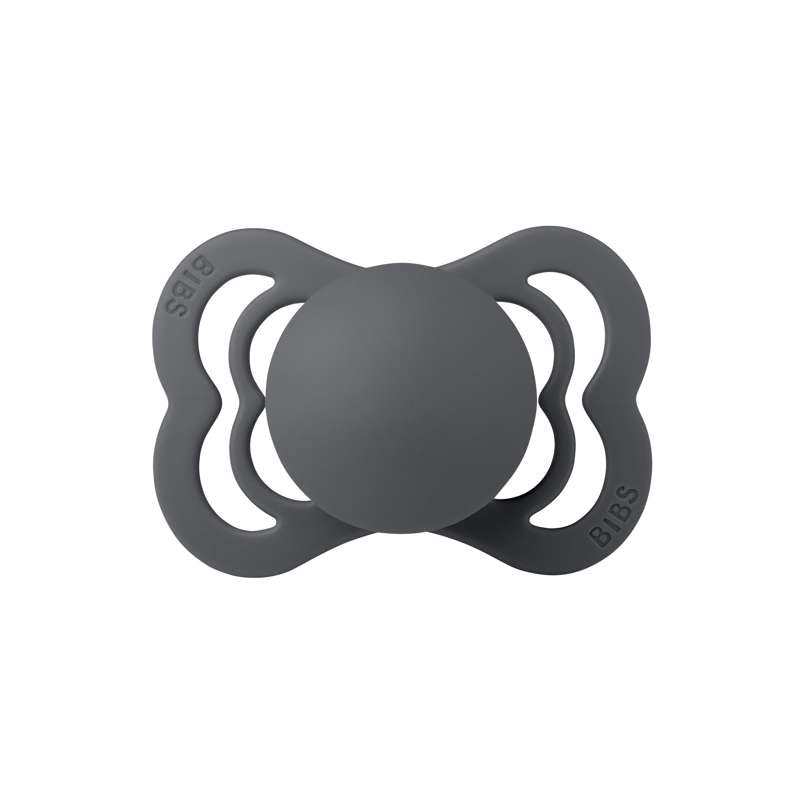 Bibs Supreme Pacifier - sz. 1 - Silicone - Iron