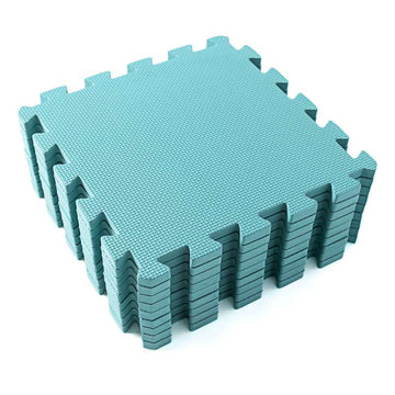 Kid'oh Pěnová herní podlaha (9 kusů) - Prašná zelená