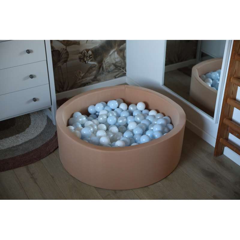 Kid'oh Boldbassi - 300 Palloa - Beige - Valkoinen/Helmi/Vaaleansininen Helmi