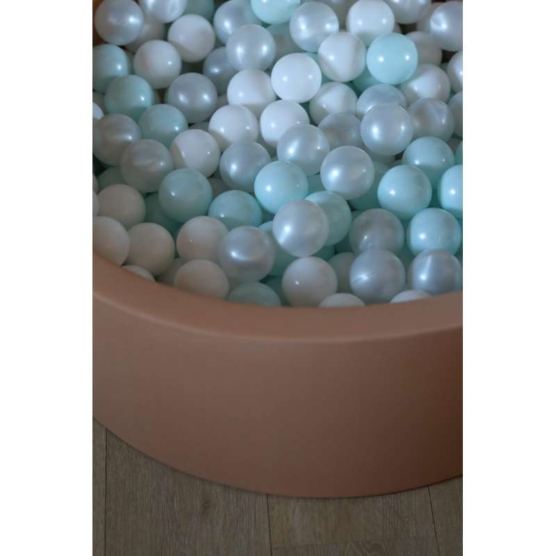 Kid'oh ballbasseng - 300 Kuler - Beige - Hvit/Perle/Jany Mint Perle