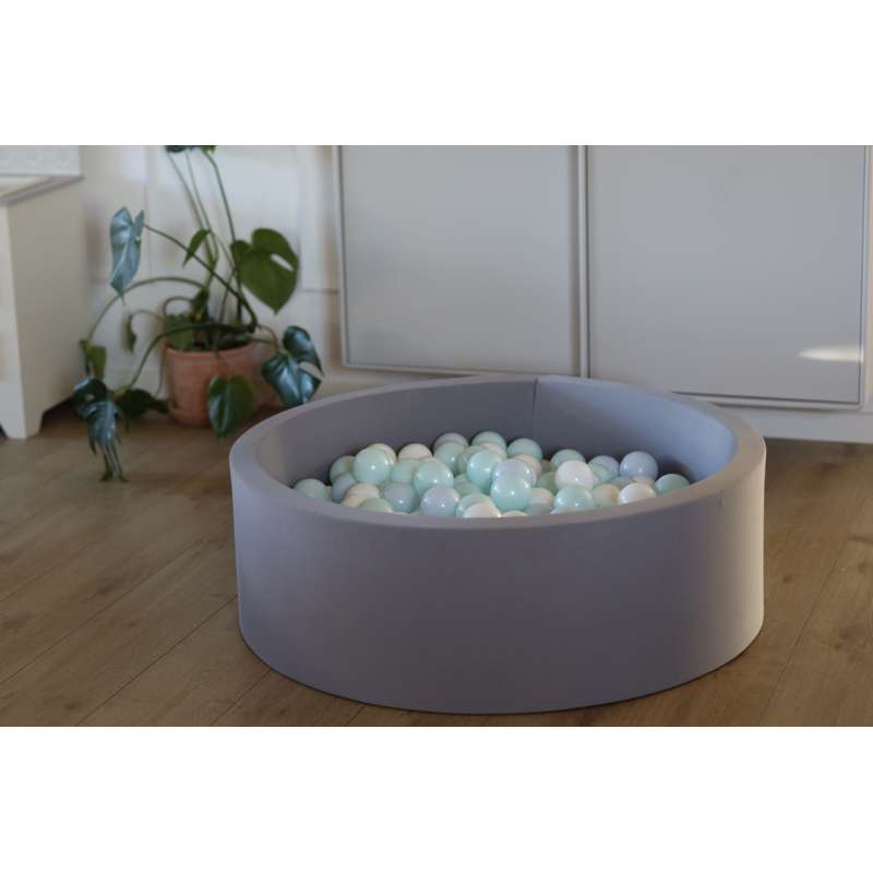 Kid'oh Boldbassin - 300 Palloa - Harmaa - Valkoinen/Jany Minttu Helmi/Vaaleansininen helmi