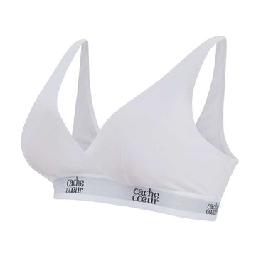 Cache Coeur Viață - Sutien pentru maternitate și alăptare - Alb