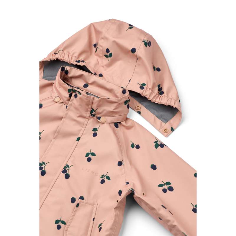 Liewood Pedia Zestaw deszczowy - Berry/Pale Tuscany