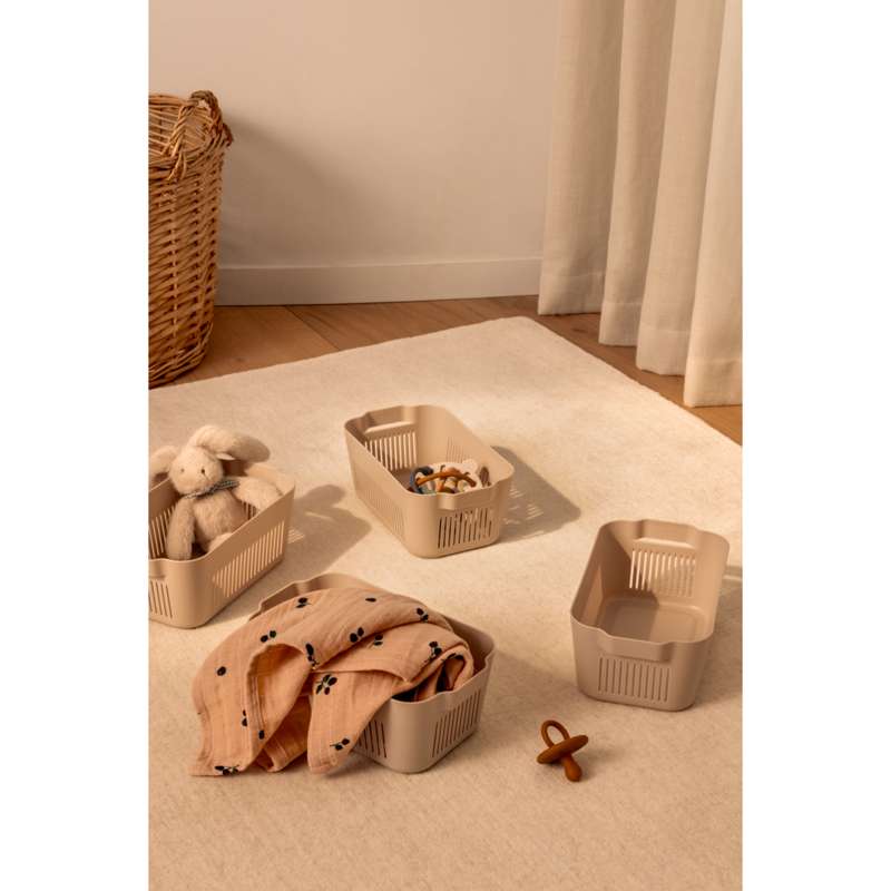 Liewood Makeeva Kurv - Mini - 4-Pakkaus - Sandy