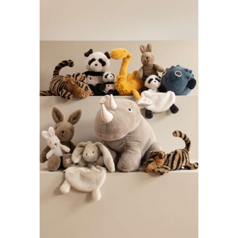 Liewood Dania Rangle - Panda - Sandy/Mørk Grå