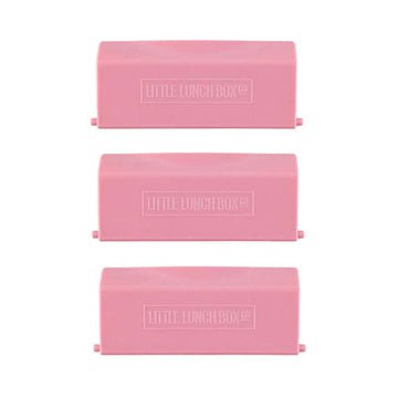 Little Lunch Box Co. Bento 3+ szett 3 x zárófedéllel - Eper