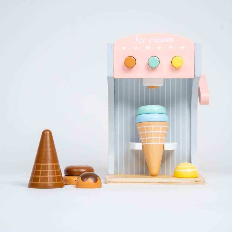 Kid'oh Toy soft serve ice cream machine (wood)
