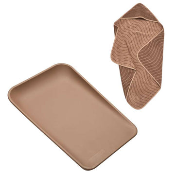 Leander Matty™ Puslepude, kapucnis pulóverrel - Agyag