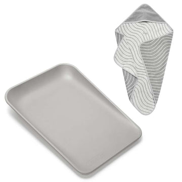 Leander Matty™ Almohada suave incluida Hoodie - Gris Perla