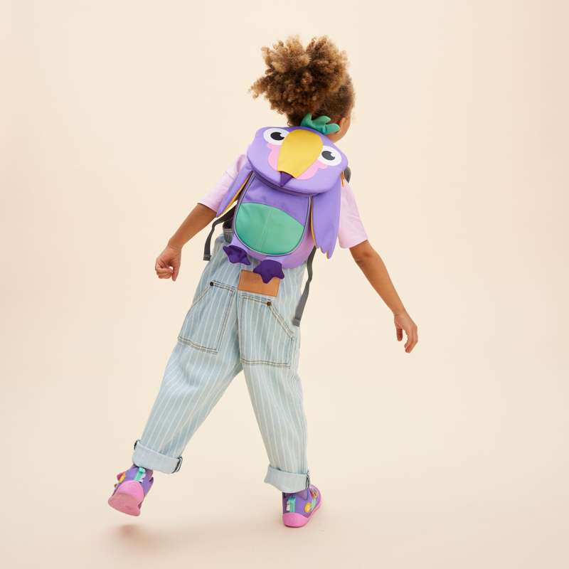 Affenzahn Mochila Ergonómica Pequeña para Niños - Edición Limitada Creativa Tucán