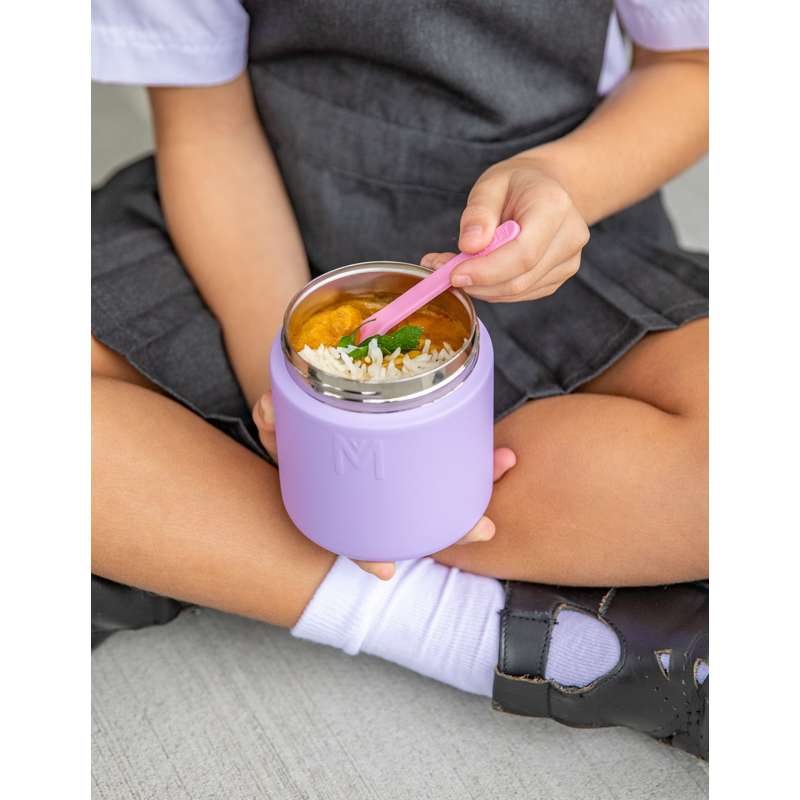 MontiiCo Food Jar - Thermos Container - 400ml - Lilac