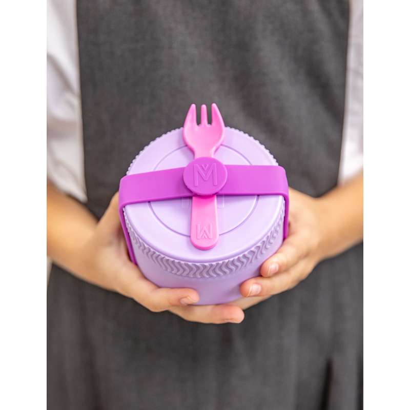 MontiiCo Borcan pentru mâncare - Recipient termo - Mini - 200ml - Lila