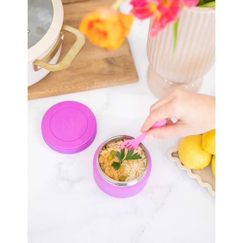 MontiiCo Food Jar - Thermos - Mini - 200ml - Fuchsia