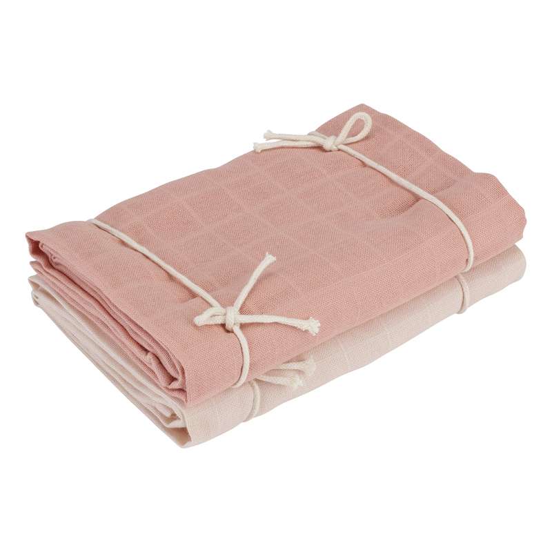 Naturebaby Organic Cloth Diaper/Mini Swaddle - Rose Cloud