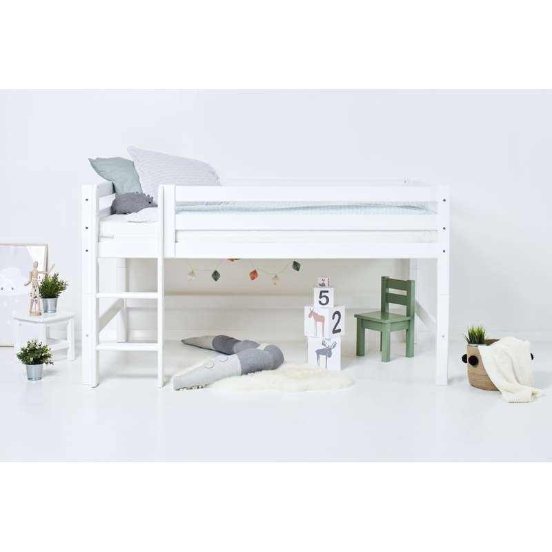 Hoppekids ECO Luxury - Poluvisoki modul - 120x200 cm. - Bijela
