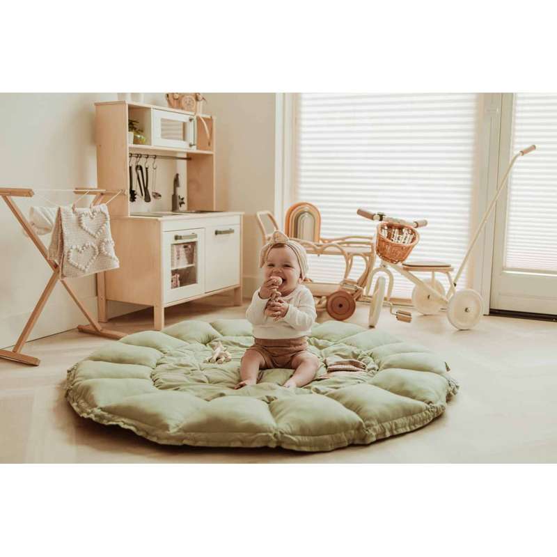 Play & Go Babynest Hračková podložka - Bloom - Meadow Green