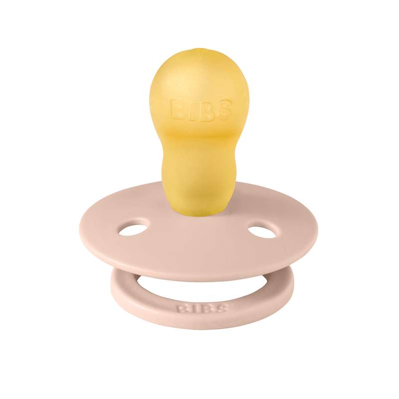 Bibs Kulatý Colour Dudlík - vel. 3 - přírodní guma - Studio - Ladybug - Blush