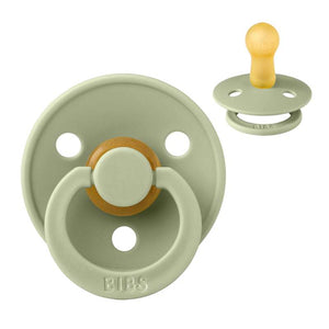 Chupete Bibs Redondo Colour - t. 2 - caucho natural - Sabio