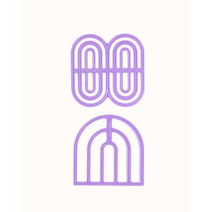 Lunch Punch Muotit setissä - Sateenkaaret