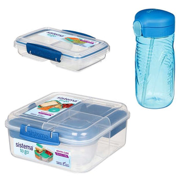 Sistema Packed Lunch Set 2 - Ocean Blue