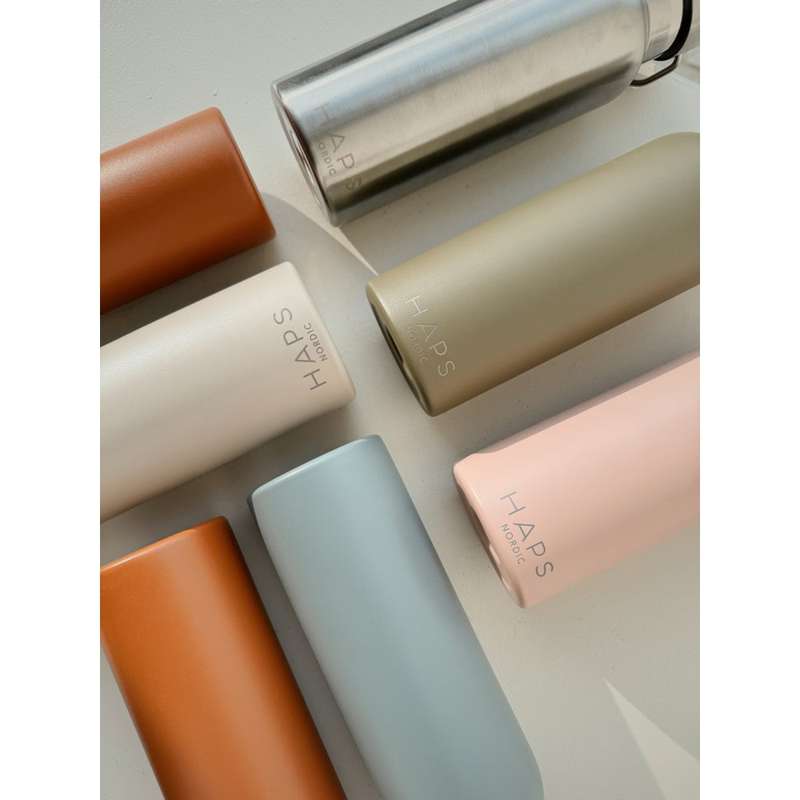 HAPS Nordic Termo Botella de Agua - 500ml - Blush