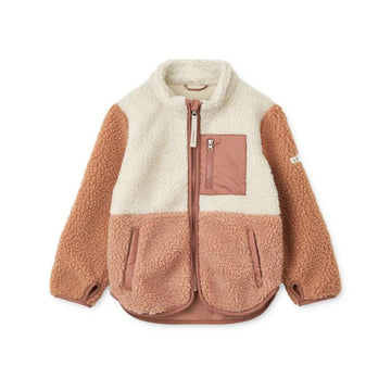 Liewood Nolan Fleece Jacket - Tuscany Rose Multi Mix