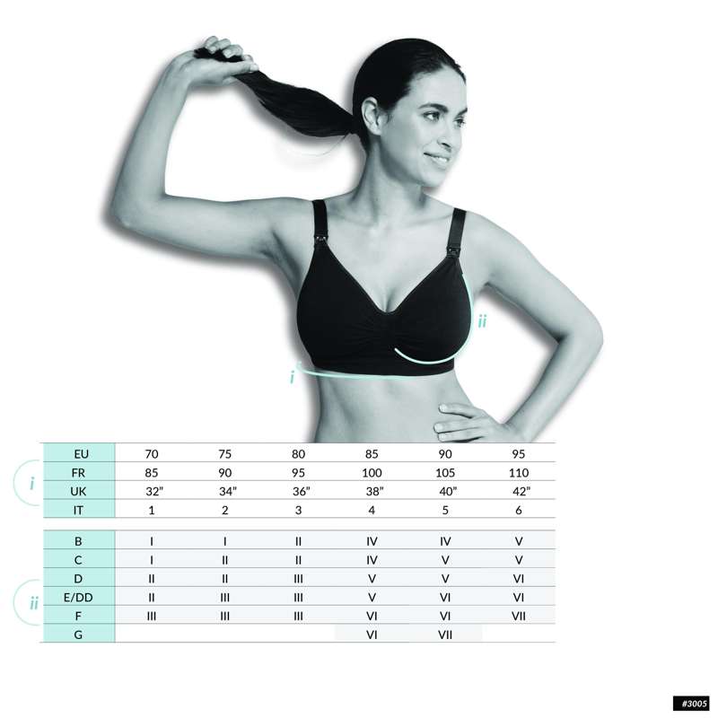 Carriwell Nuova mamma reggiseno allattamento in pizzo a coppa cadente - nero