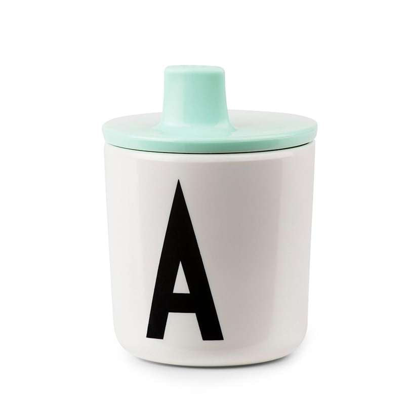 Design Letters Drinking straw - green