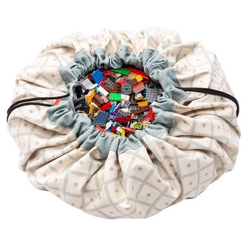 Play & Go Opbergmat - Geo Groen